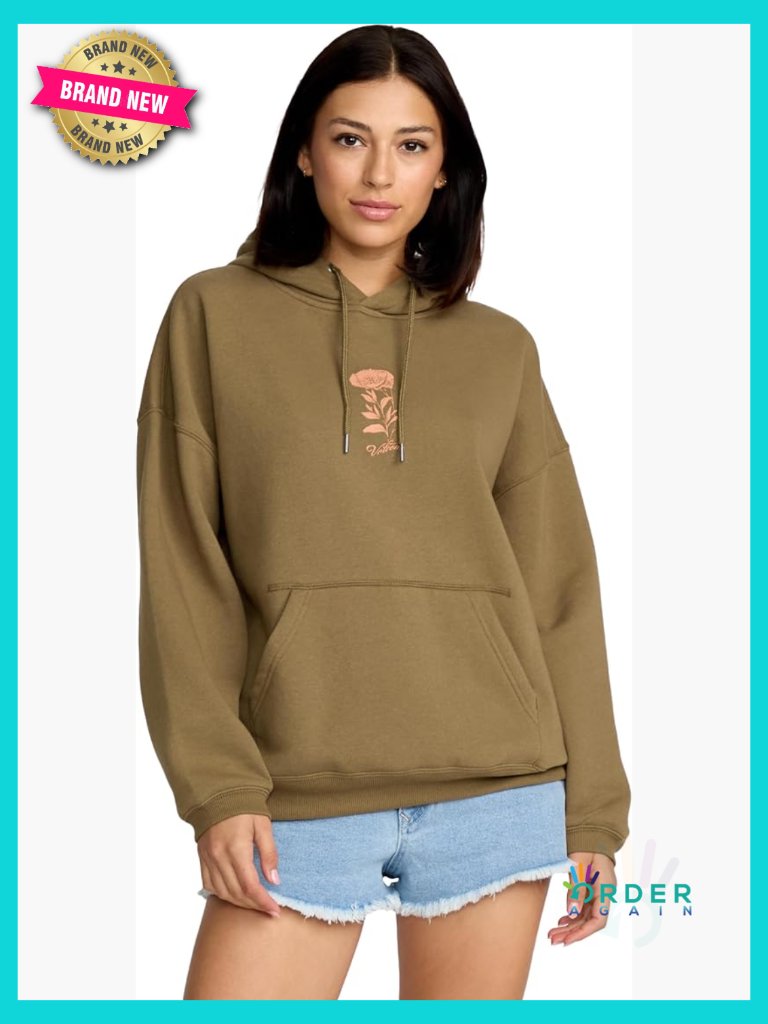 Oversized Hoodie With Kangaroo Pocket And Dropped Shoulder